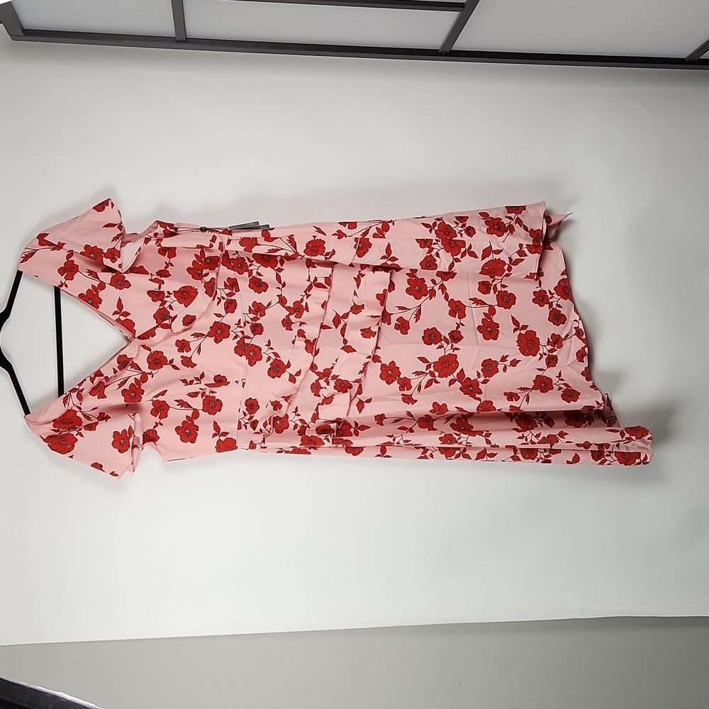 NWT Adrianna Papell Plus 20W Floral tiered  dress